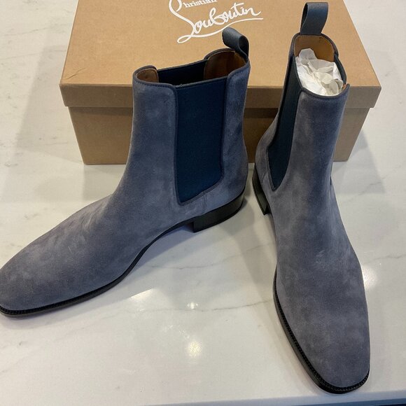 Christian Louboutin Other - Christian Louboutin Samson Orlato Flat Crosta GG Boots Size 42.5 - New in Box